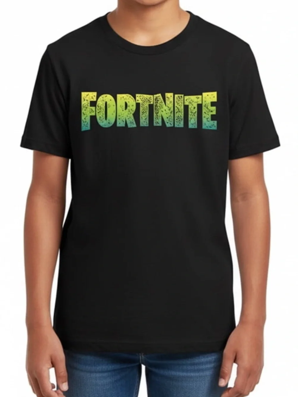 Fortnite Boys' Black Graphic Tee Size XS 4/5